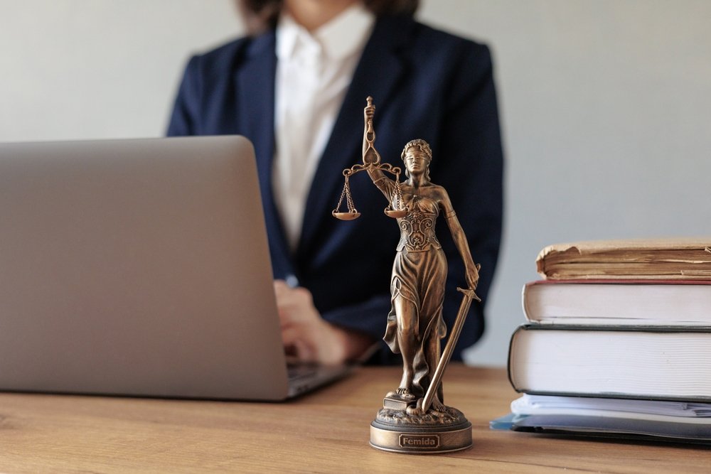 Photo of a Lawyer at Work